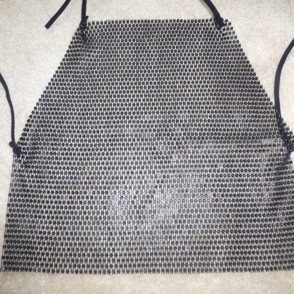 Yellow sparkly rhinestones backless halter crop top - festival ready! - Picture 5 of 10